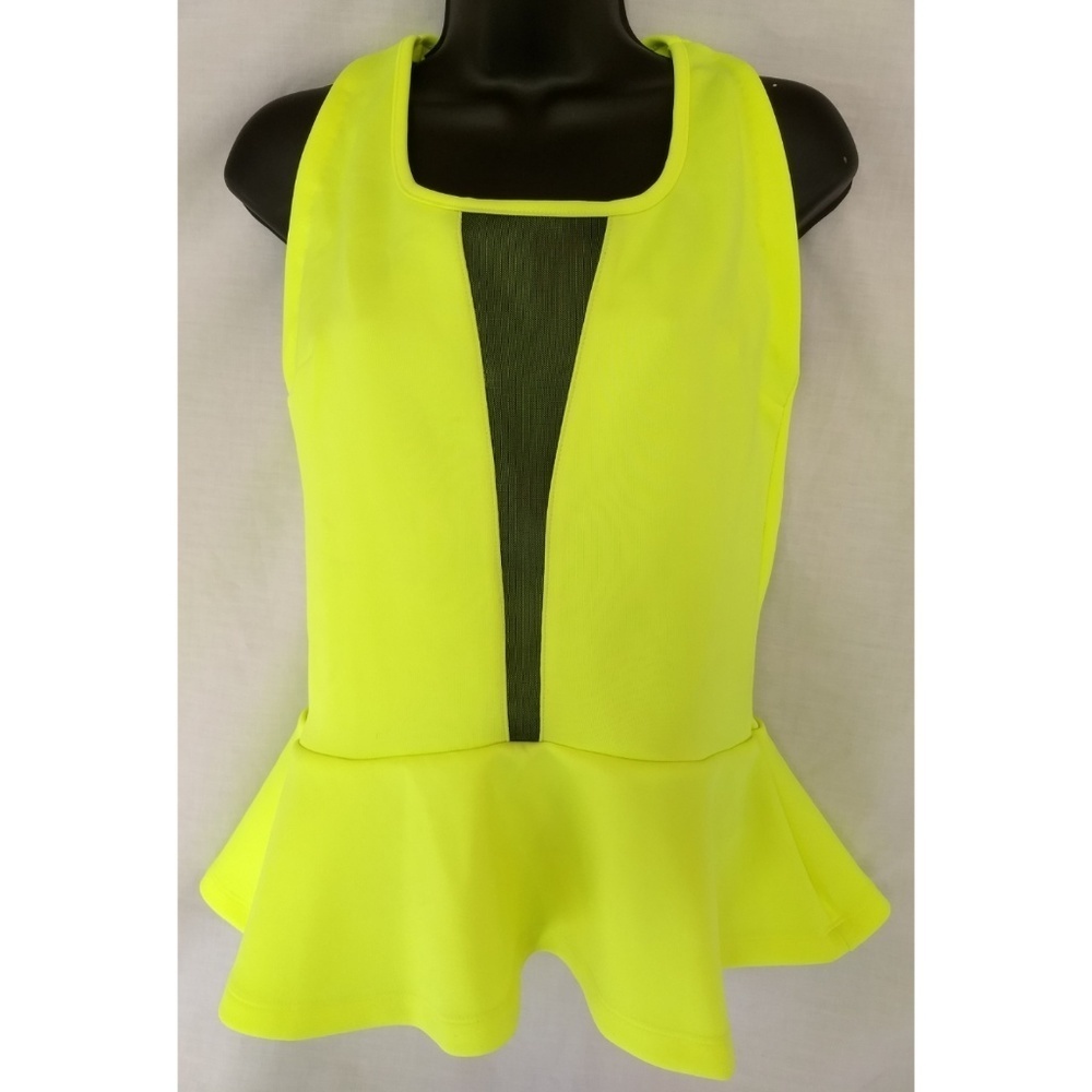 Balera▪️Neon Yellow Racerback Top - Picture 2 of 3